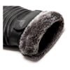 Guantes de cuero PU afelpados